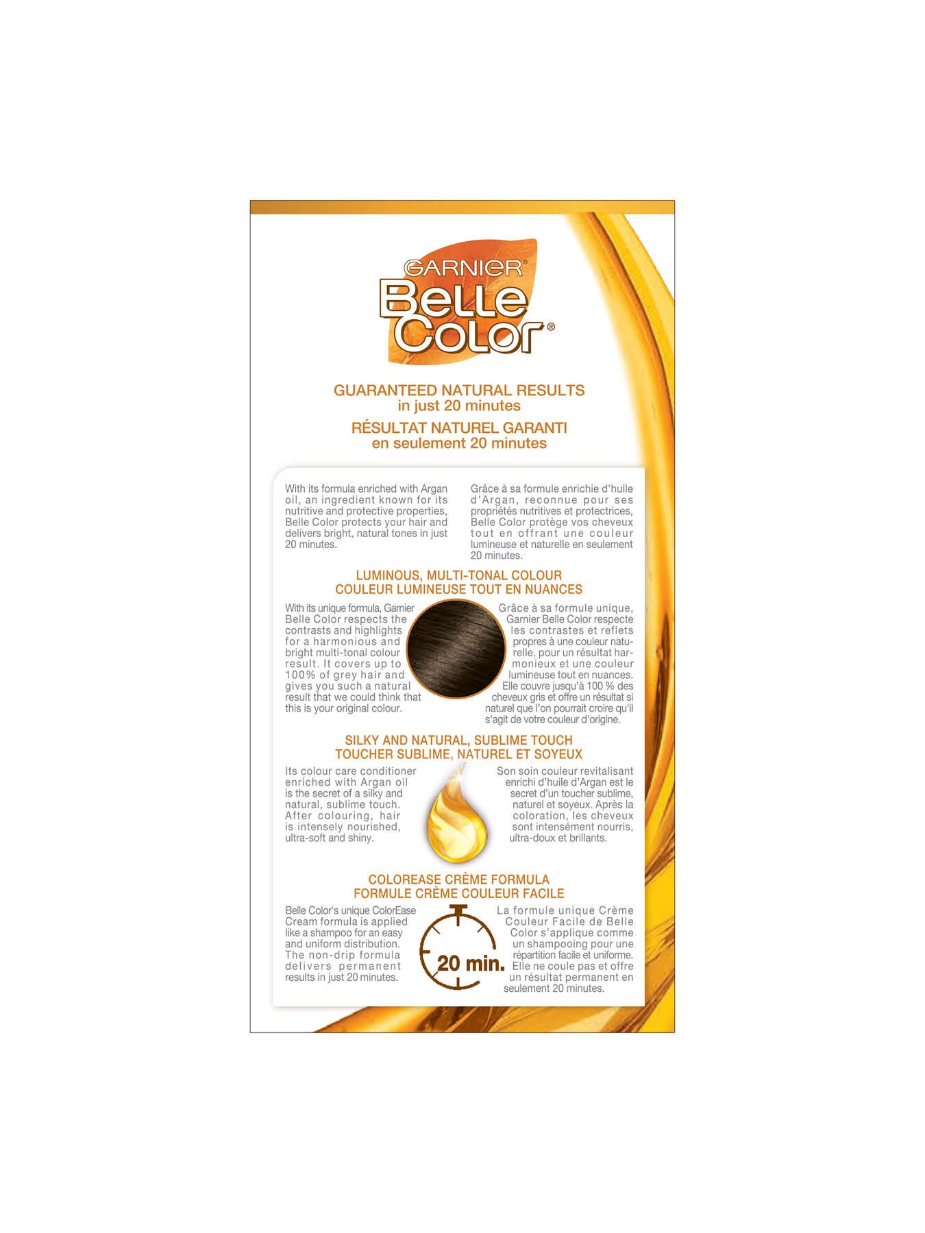 garnier hair dye belle color 40 brown 70103160024 t2